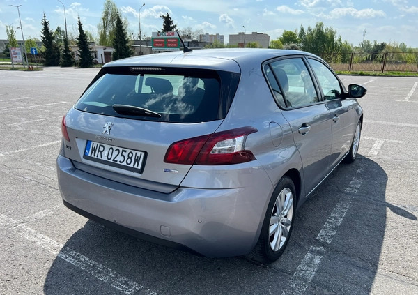 Peugeot 308 cena 42500 przebieg: 115000, rok produkcji 2017 z Radom małe 407